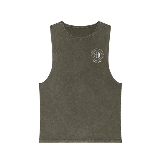 Stonewash Workout Tank Top - Ox Strength Design